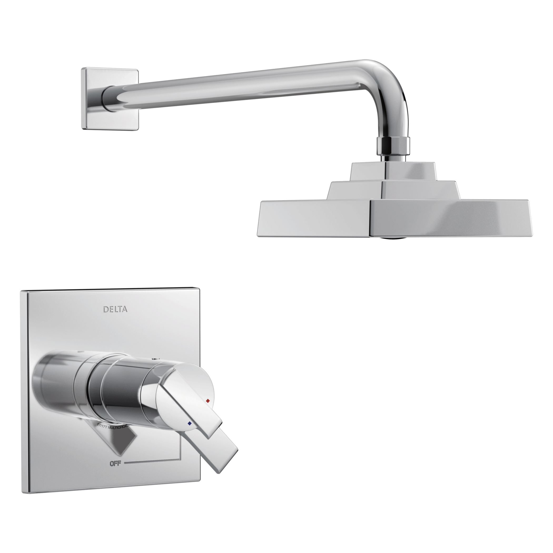 DELTA® T17T267 TempAssure® 17T Shower Trim, 1.75 gpm Shower, Polished Chrome