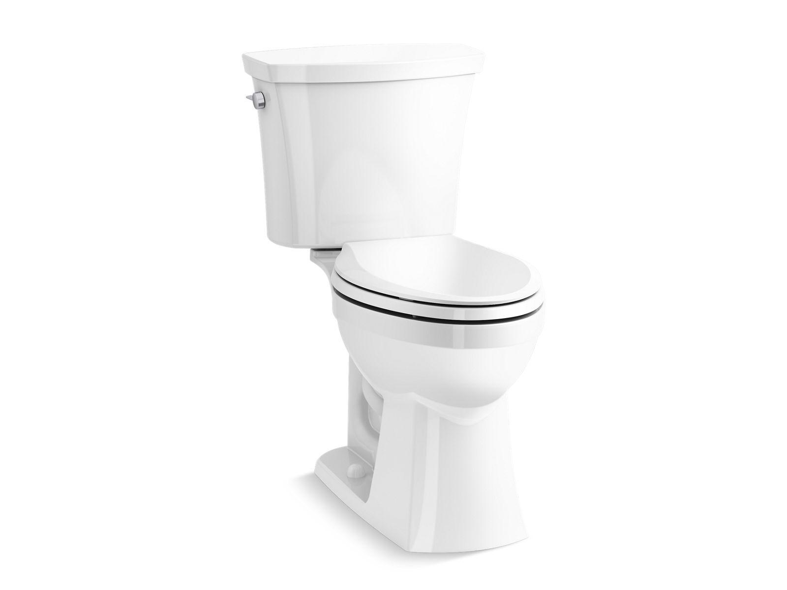 Kohler® 32820-0 32820 2-Piece Toilet, Kelston®, Elongated Bowl, 12 in Rough-In, 1.28 gpf, White