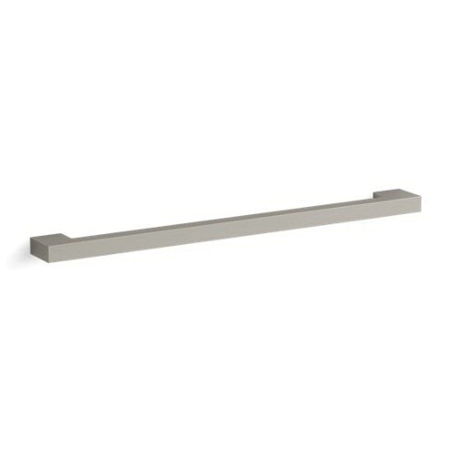 Kohler® 27939-BN Lodern™ Drawer Pull, For Use With Lodern™ Bathroom Vanity Cabinets and Silestone® Quartz Bathroom Vanity Tops, 15 in Cabinet Pull, Zinc, Vibrant® Brushed Nickel