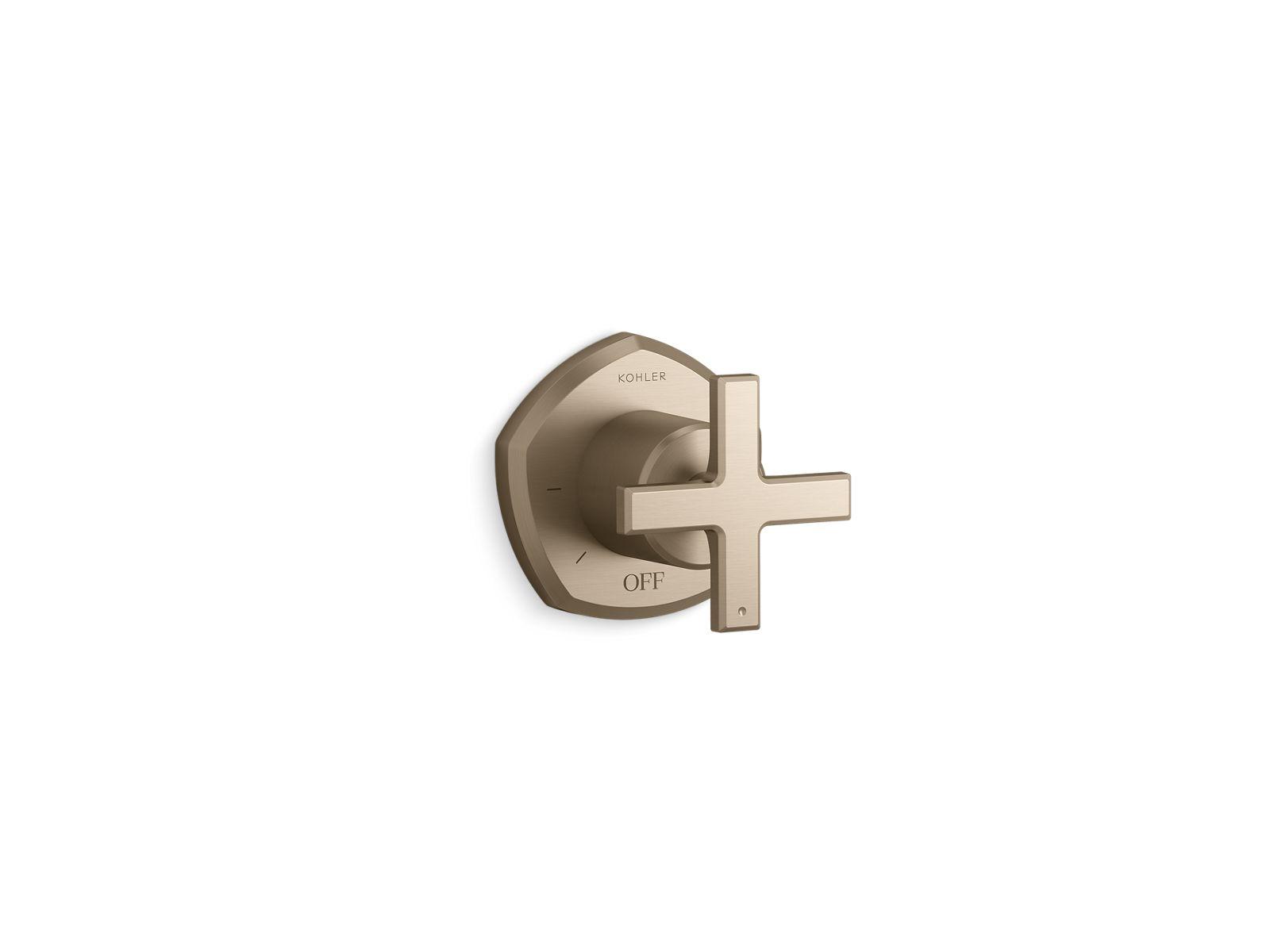 Kohler® T27041-3-BV Valve Trim, Vibrant Brushed Bronze