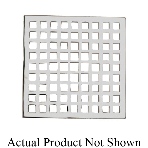 Newport Brass® 233-601/15S Shower Drain Trim, Square Pattern, 6 in, Solid Brass