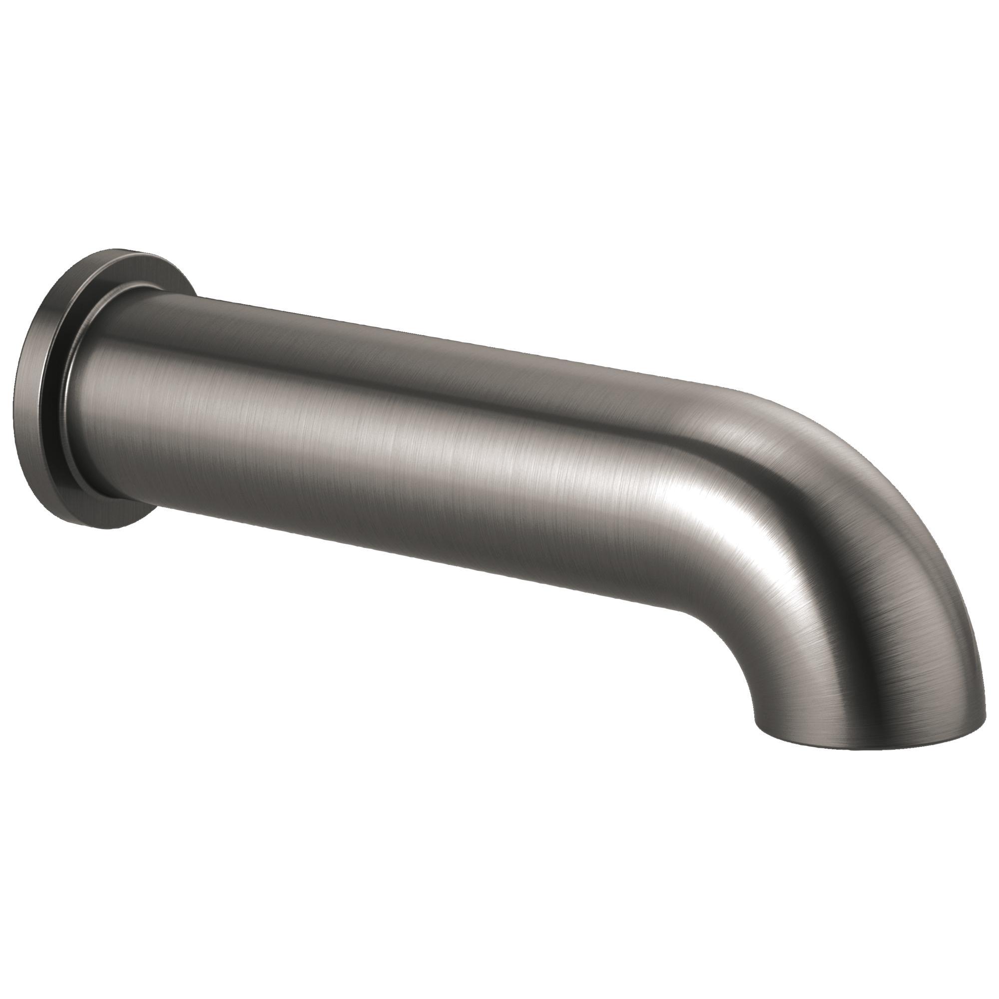 Brizo® RP81435SL Litze® Non-Diverter Tub Spout, For Use With Shower Diverter System, Solid Brass, Luxe Steel, Domestic
