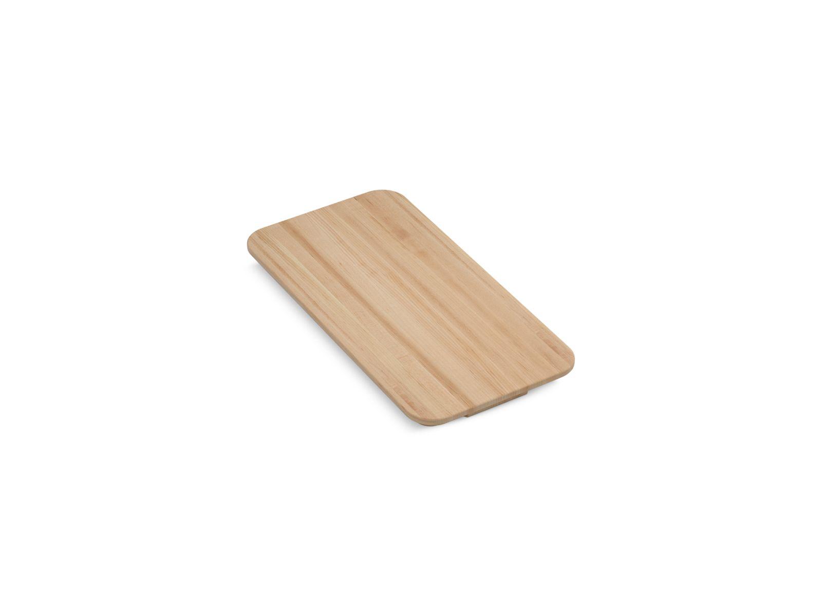 Kohler® 35001-NA Cutting Board, 17 in L x 8-3/4 in W x 1-1/8 in THK, Maple Wood, Import