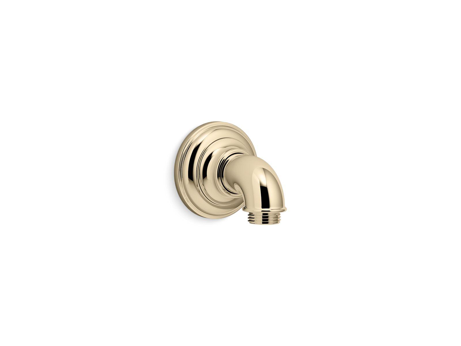 Kohler® 72796-AF 72796 Artifacts® Wall-Mount Supply Elbow, 1/2 in x G1/2-14 Nominal, NPT End Style, Metal