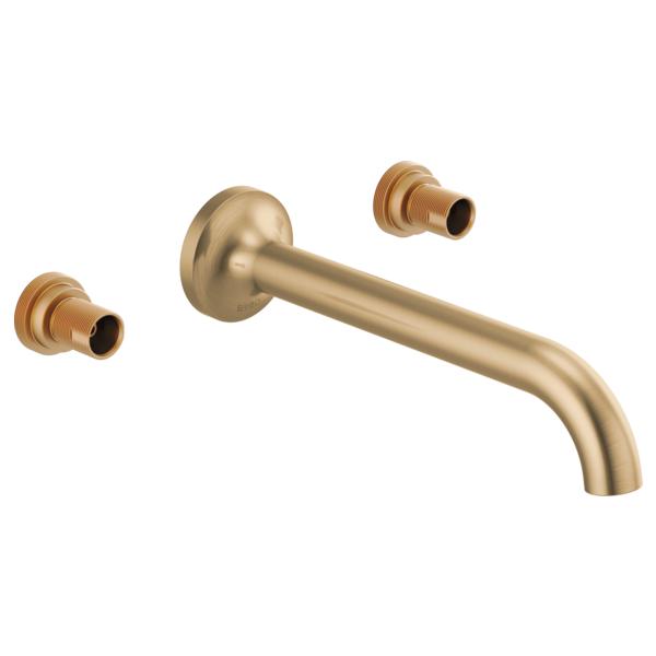 Brizo® T65875LF-GLLHP Odin® Lavatory Faucet, Commercial/Residential, 1.5 gpm Flow Rate, 7-7/8 in Center, Luxe Gold, 2 Handles