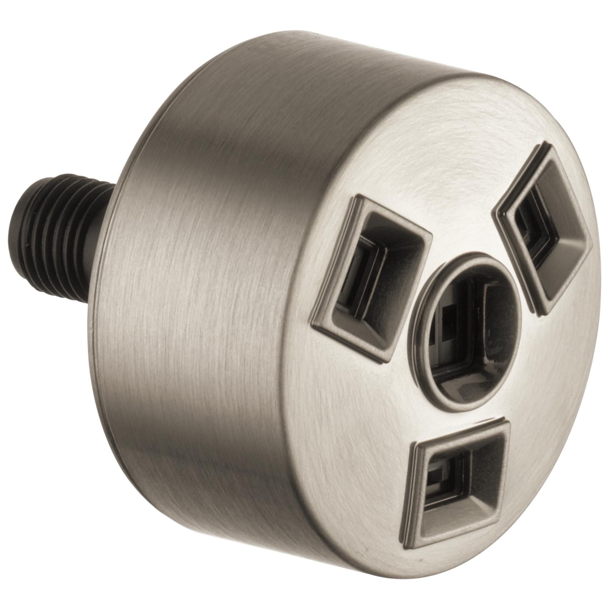 DELTA® SH5005-SS-PR HydraChoice™ Spray Head, Number of Spray Type: 1, H2Okinetic®/Massaging/Soothing Spray, 1 gpm Max Flow, Round Head, Wall Mount, Import