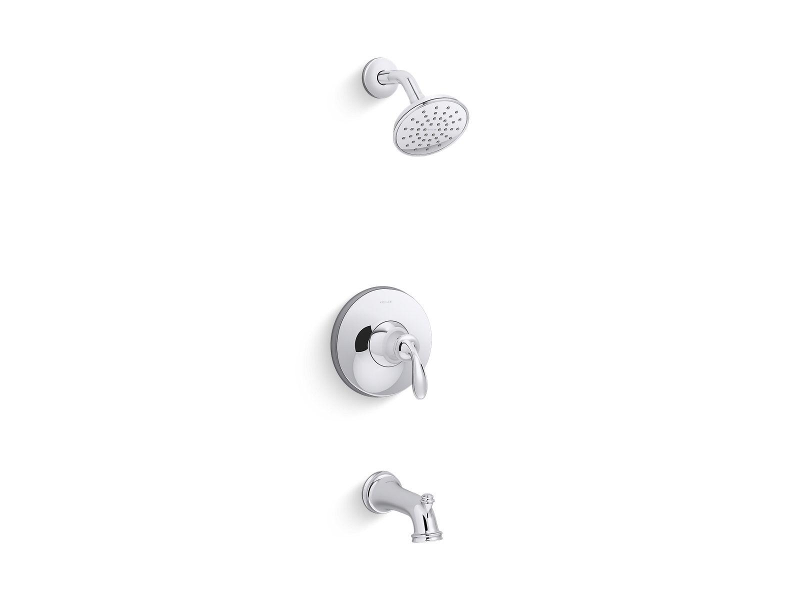 Kohler® TS27381-4G-CP 27381-4G Bellera® Trim Kit Shower Faucet, 1.75 gpm Flow Rate, 5-11/16 in Reach