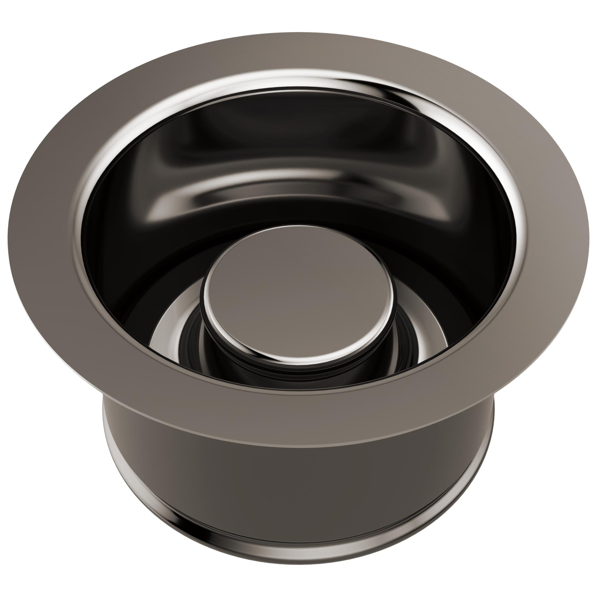 Brizo® 69072-BNX Disposal Flange and Stopper, Solid Brass, Brilliance Black Onyx