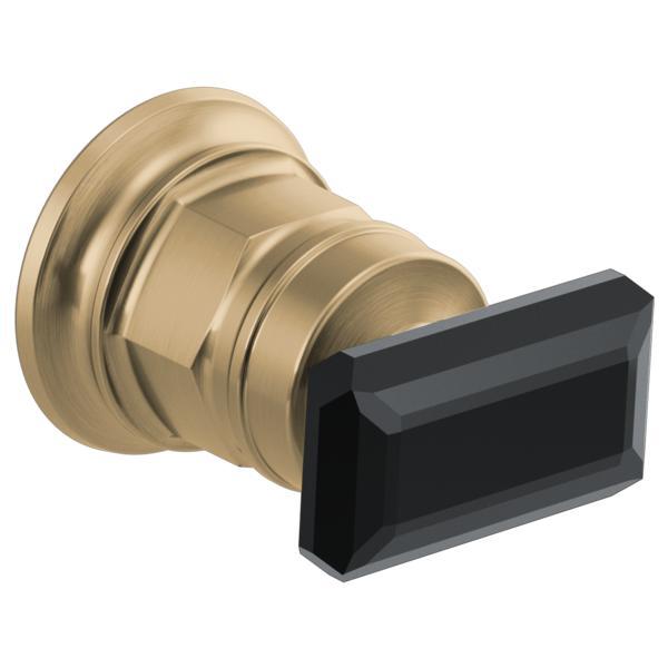 Brizo® HK5876-GLBC Invari™ Handle Kit, For Use With Invari™ T65776LF-LHP/T65776LF-LHP-ECO Wall Mount Lavatory Faucet, Luxe Gold/Black Crystal, Import