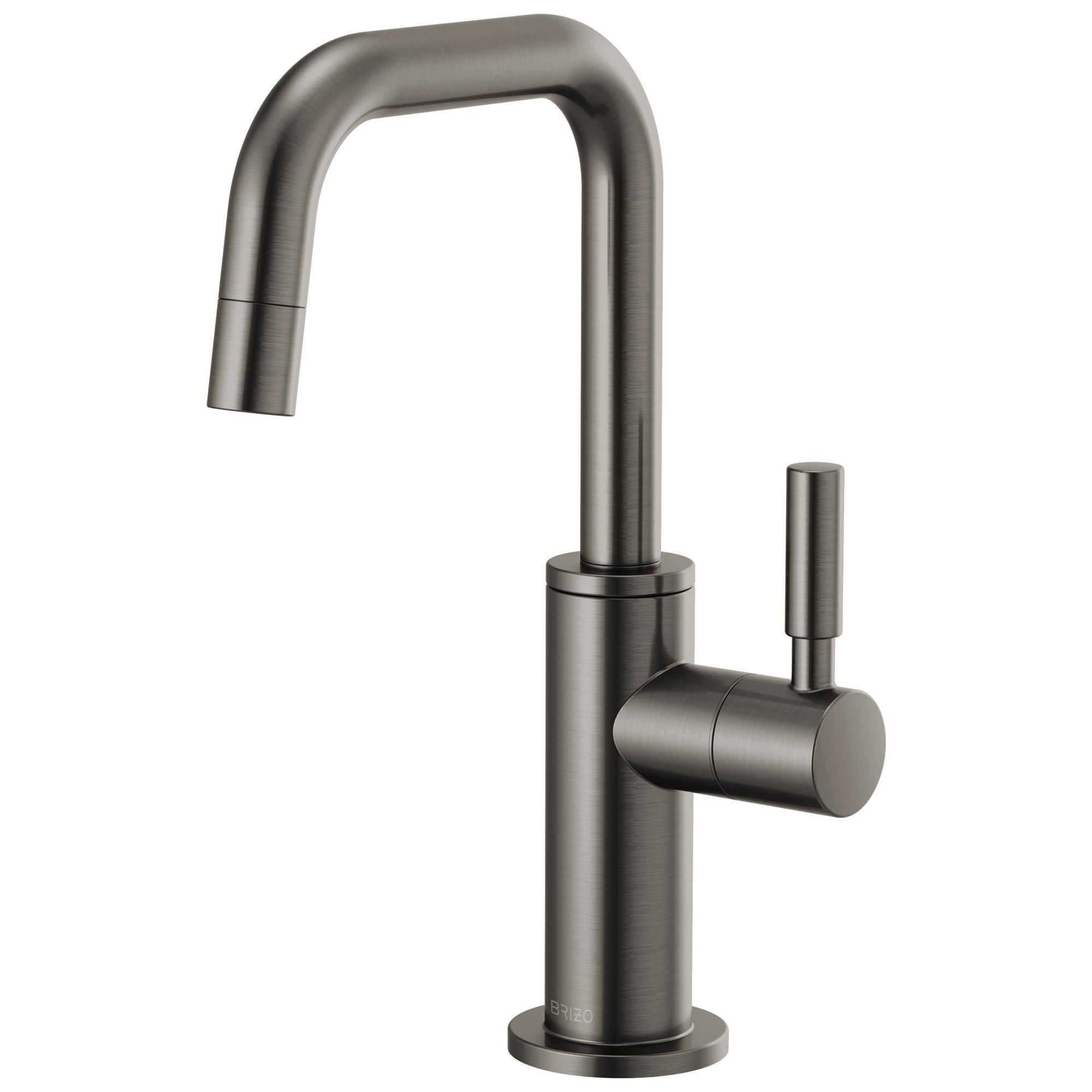 Brizo® 61365LF-C-SL Odin® Beverage Faucet, 1.5 gpm at 60 psi Flow Rate, Luxe Steel, 1 Handle, Domestic