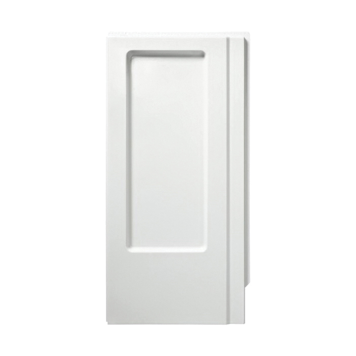 Sterling® 62065106-0 Shower End Wall Set With Age-in-Place Backerboards, Advantage®, 39-3/8 in L x 65-1/4 in W, Solid Vikrell®