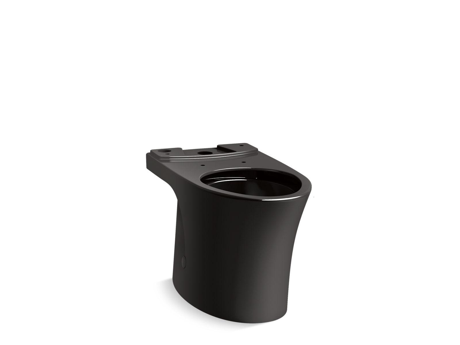 Kohler® 28121-7 Toilet Bowl with Skirted Trapway, Veil®, Black