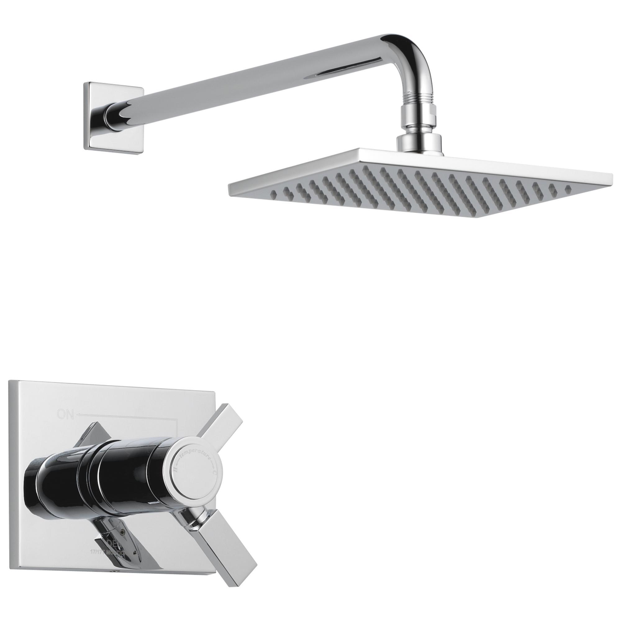 DELTA® T17T253 TempAssure® 17T Shower Trim, 1.75 gpm Shower, Polished Chrome
