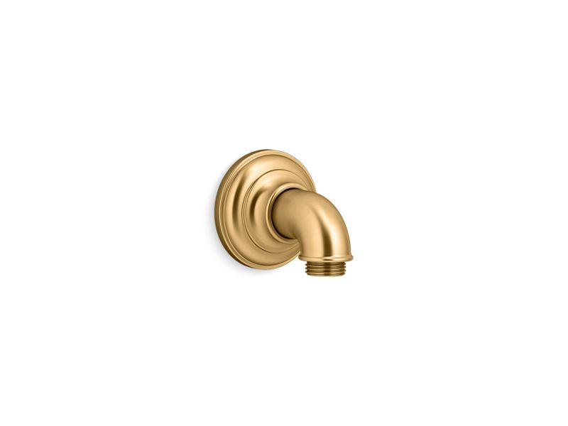 Kohler® 72796-2MB Artifacts® 90 deg Wall Mount Supply Elbow, 1/2 in x G1/2 Nominal, NPT End Style, Metal