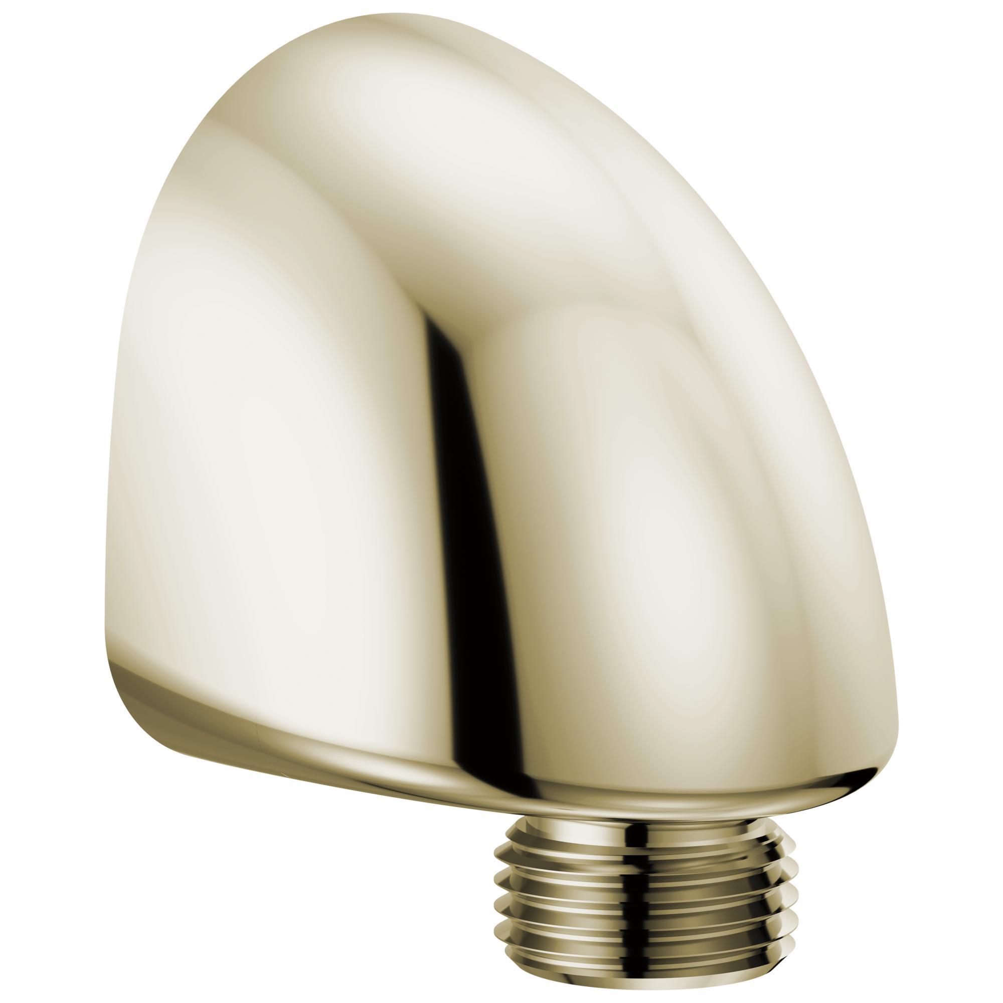 DELTA® 50560-PN-PR Universal Showering Components Hand Shower, 1/2 in FNPT x 1/2 in NPSM Male Hose End Style, Solid Brass, Import