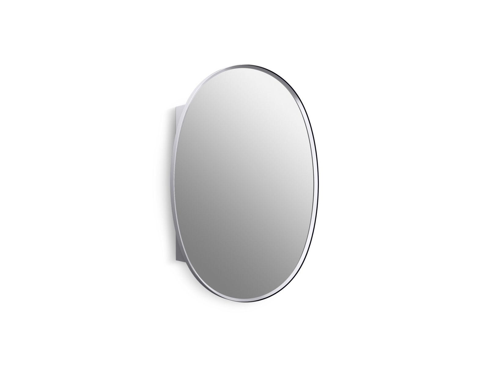 Kohler® 35571-CPL Verdera® Framed Cabinet, 5-1/2 in OAL x 24 in OAW x 34 in OAH, Anodized Aluminum, Polished Chrome