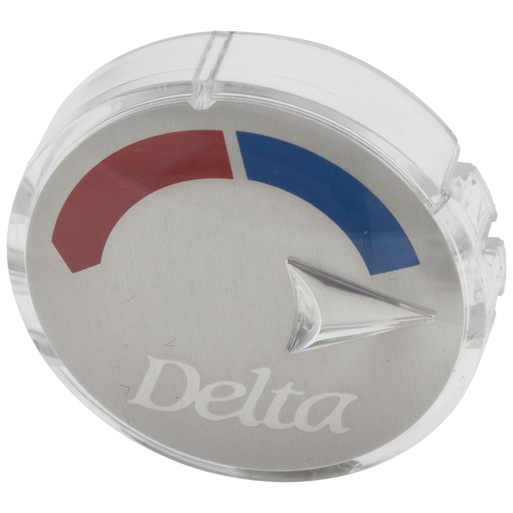 DELTA® RP20542 Hot/Cold Indicator Button, For Use With 13 and 14 Series Tub and Shower Faucet