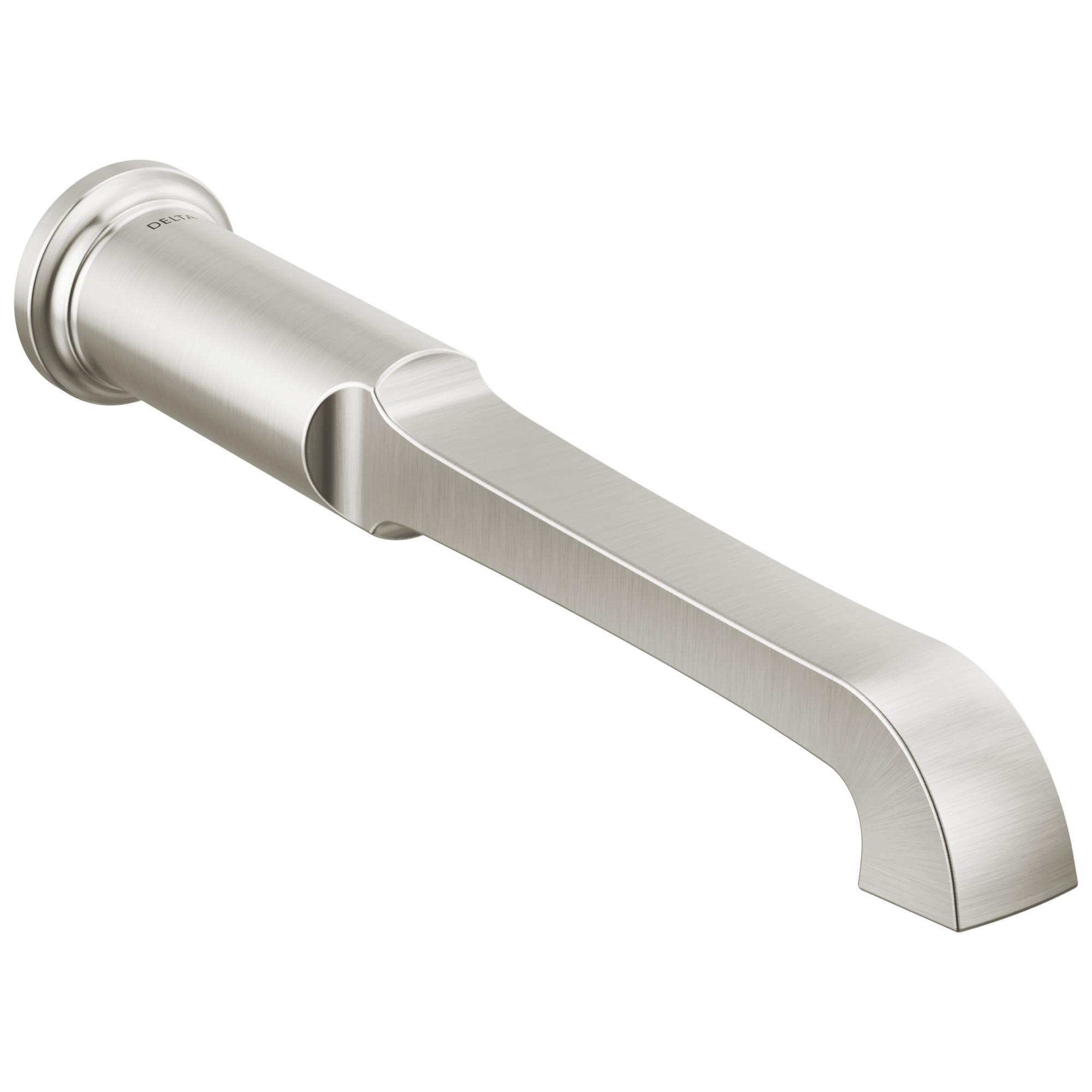 DELTA® T5789-SS-PR-LHP-WL Tub Filler Trim, Lumicoat Stainless, 2 Handles