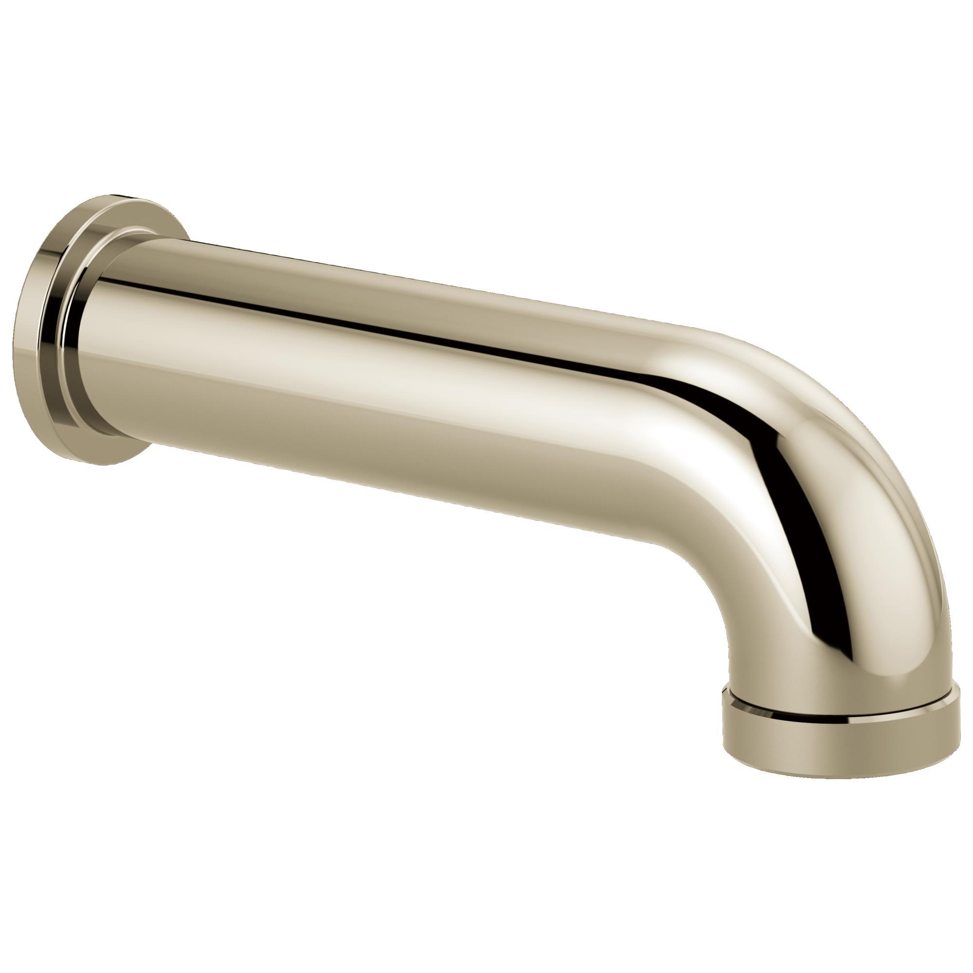 Brizo® RP81438PN Atavis™ Pull-Down Diverter Tub Spout, 1/2 in, For Use With Shower Diverter System, Solid Brass, Polished Nickel, Import