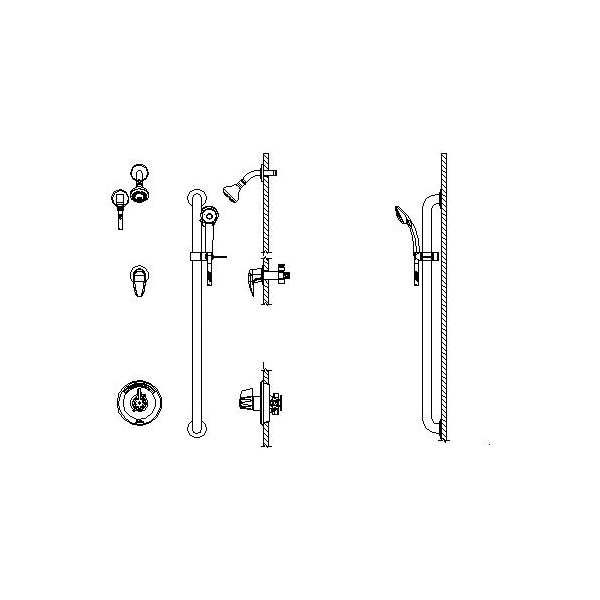 DELTA® T13H333-25 MultiChoice® Universal Shower Valve Trim, 1.5 gpm Flow Rate, Polished Chrome
