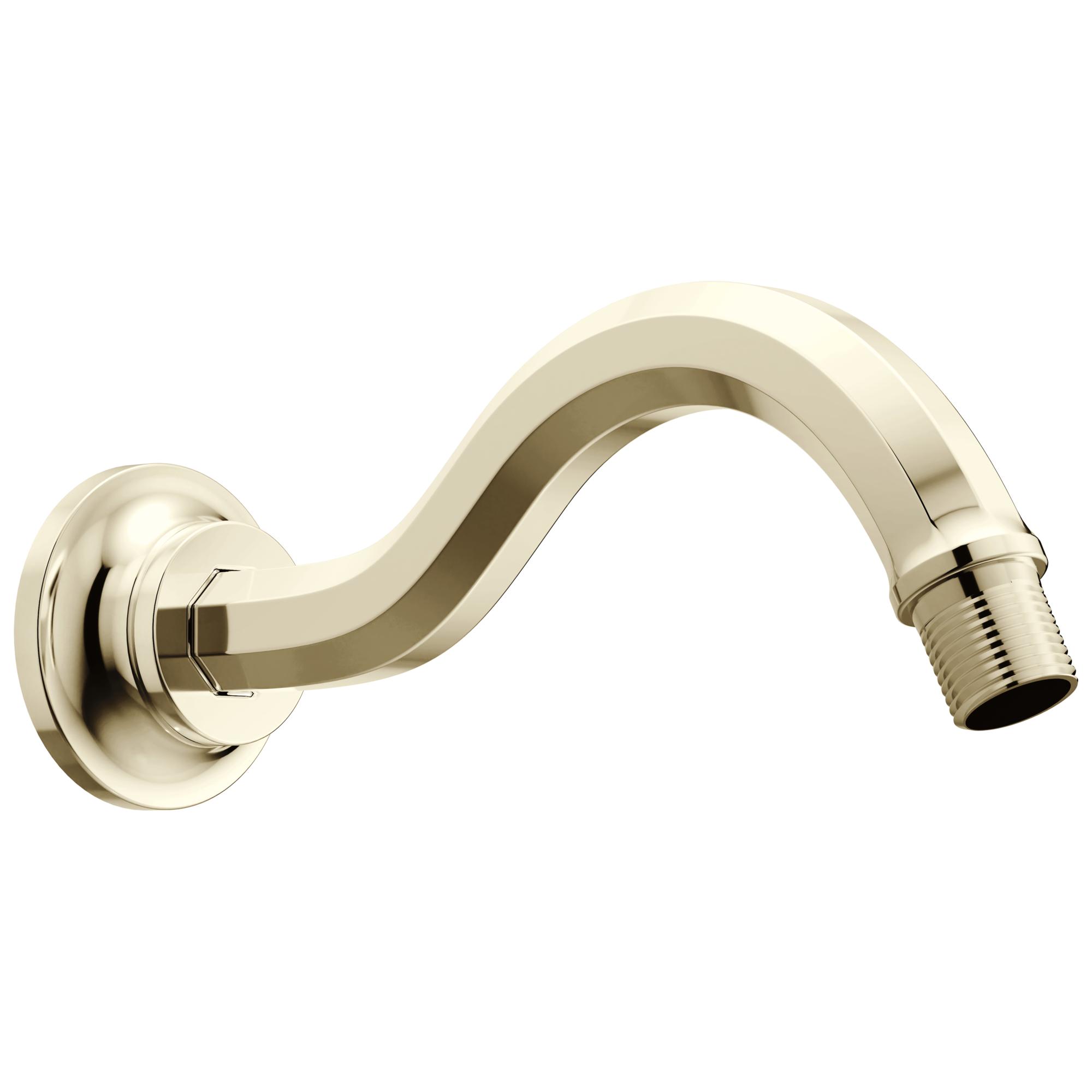 Brizo® 83865-PN 83865 Beauclere™ Flange Shower Arm, 1/2 inch NPT, Import