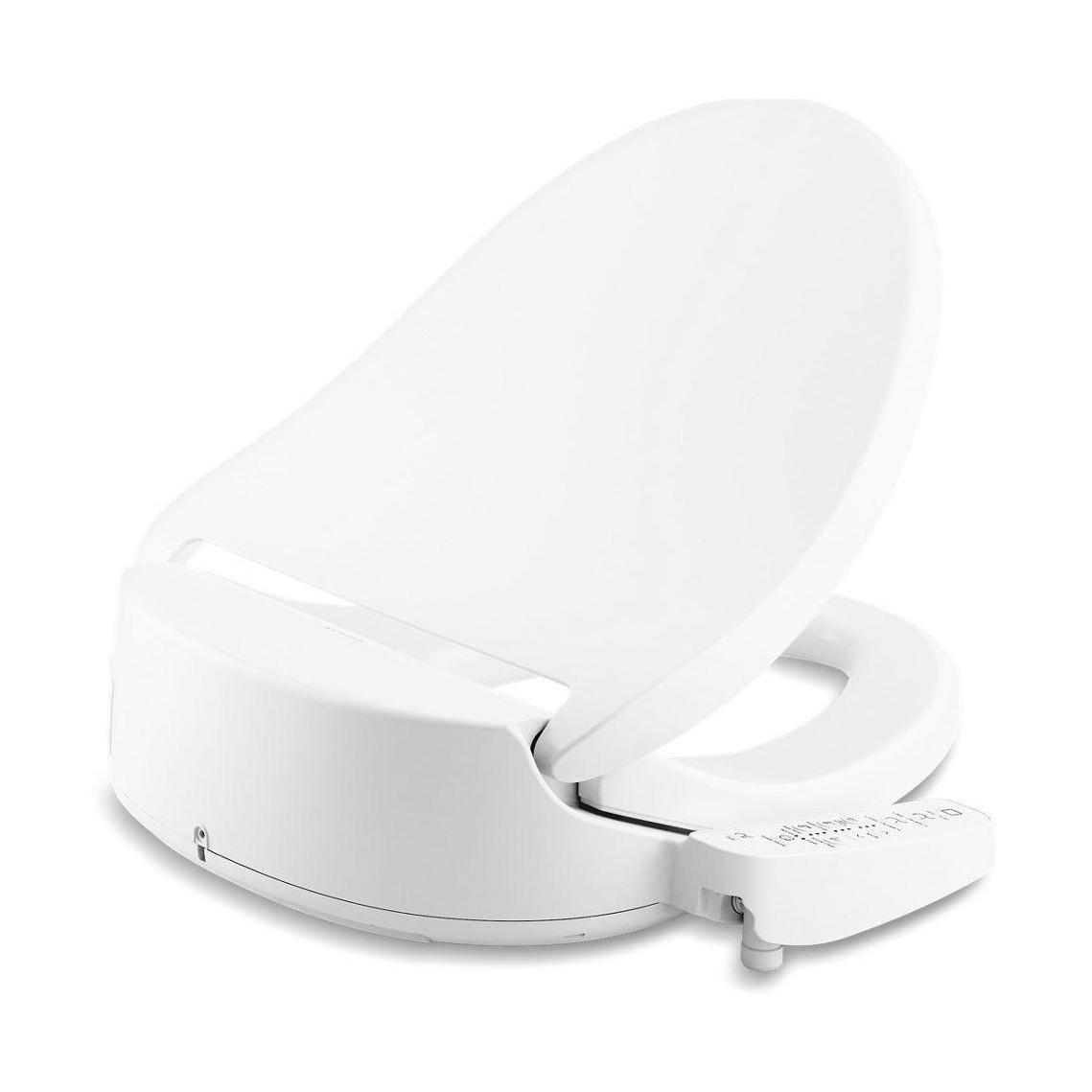 Kohler® 32331-0 32331 Toilet Seat, PureWash® E580, Round Bowl, Closed Front, Plastic, White