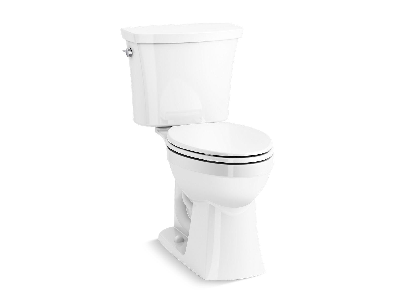 Kohler® 32810-0 32810 2-Piece Toilet, Kelston®, Elongated Bowl, 12 in Rough-In, 1.28 gpf, White