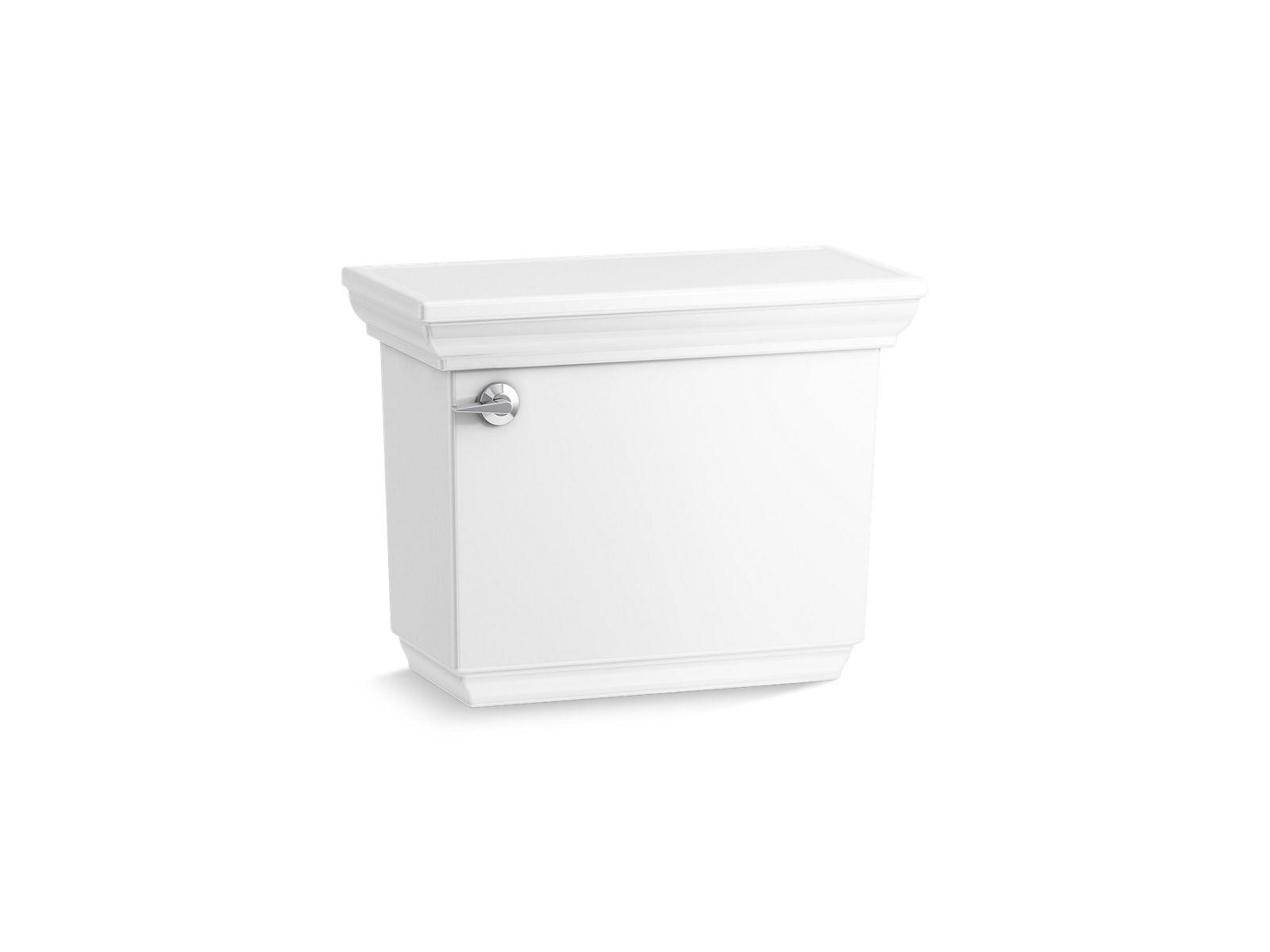 Kohler® 33434-0 33434 Toilet Tank, Memoirs® Stately, 1.28 gpf, Left Hand Trip Lever Flush, White
