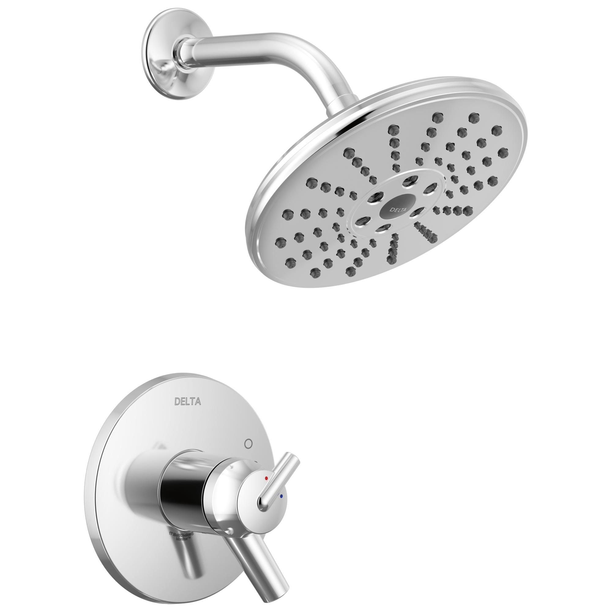 DELTA® T17T259-H2O TempAssure® 17T Shower Trim, 1.75 gpm Shower, Polished Chrome