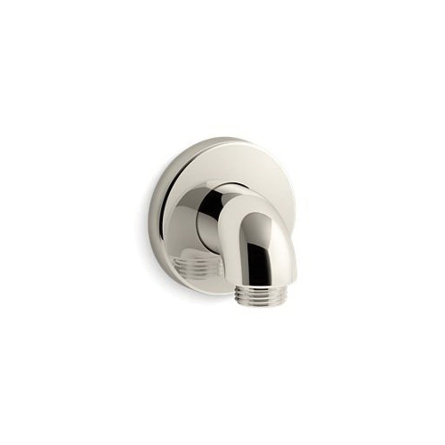 Kohler® 22172-SN Purist® Stillness® Wall Mount Supply Elbow With Check Valve, 1/2 in x G1/2-14 Nominal, NPT End Style, Brass