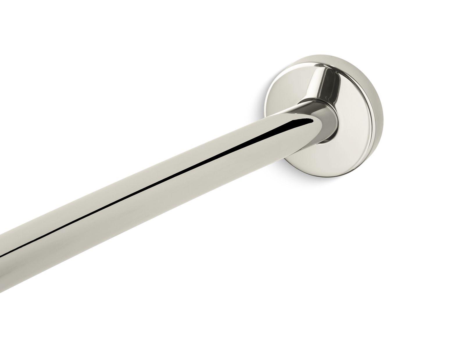 Kohler® 9351-SN 9351 Expanse® Contemporary Shower Rod, Stainless Steel, Vibrant Polished Nickel