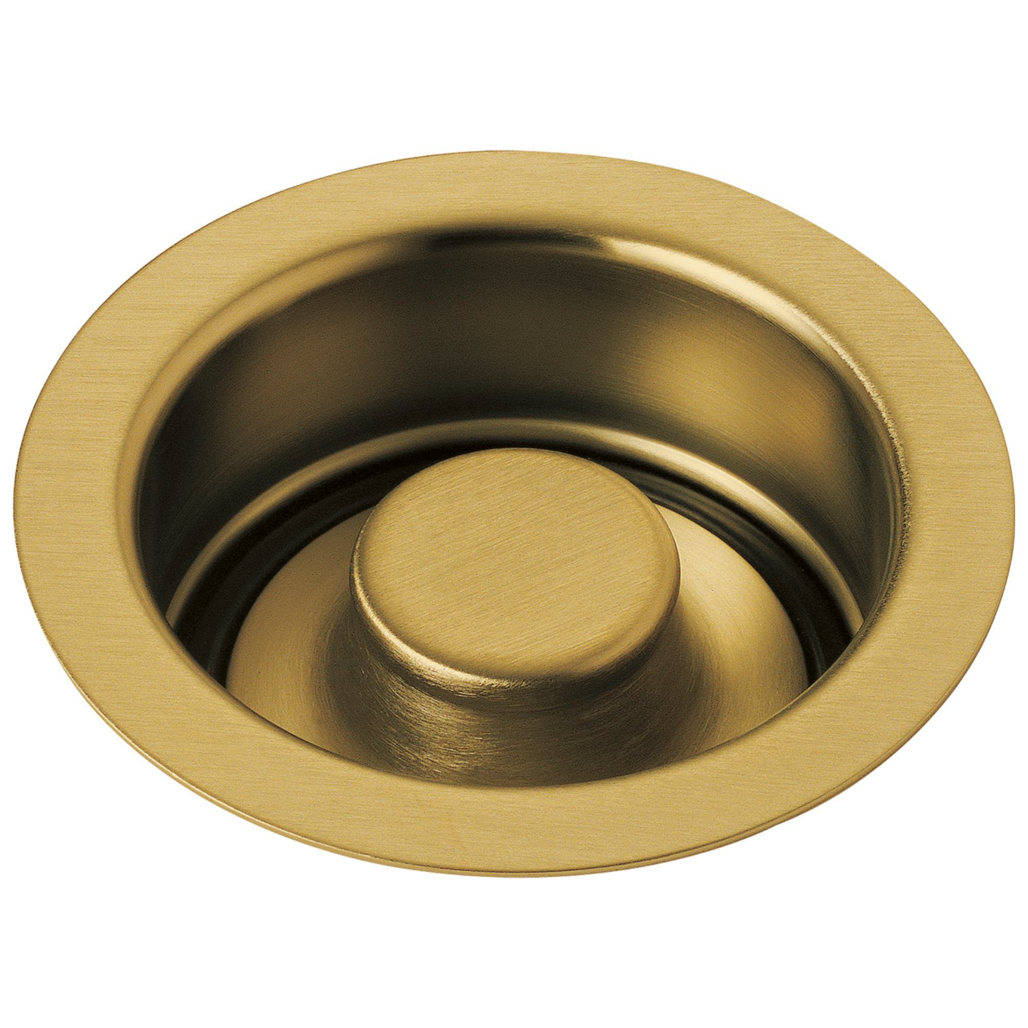 DELTA® 72030-GB Flange Stopper, For Use With Kitchen Sink, Brass, Brushed Gold, Import