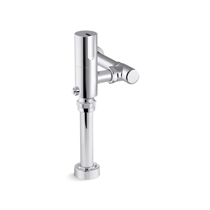 Kohler® 40TD00N10-CP Mach™ WAVE Touchless Flushometer, 1.5 V AA Alkaline Battery, 1.28 gpf Flush Rate, 1-1/2 in Spud, 25 psi Flowing/25 to 80 psi Static Pressure, Polished Chrome