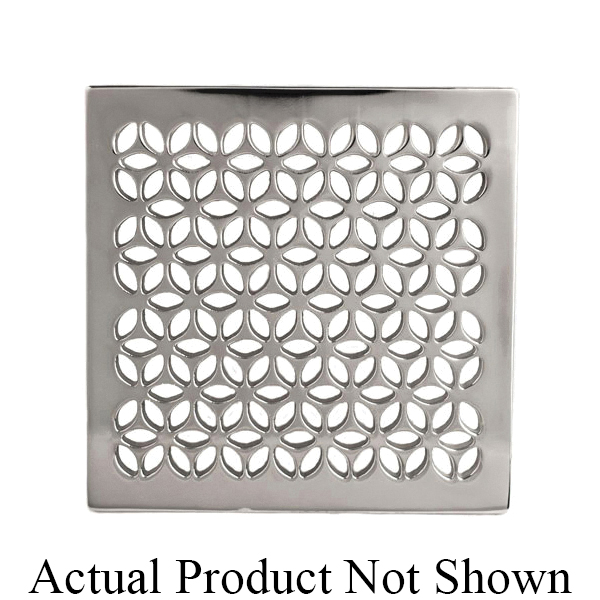 Newport Brass® 233-403/15S Decorative Square Shower Drain Trim Plate, Solid Brass