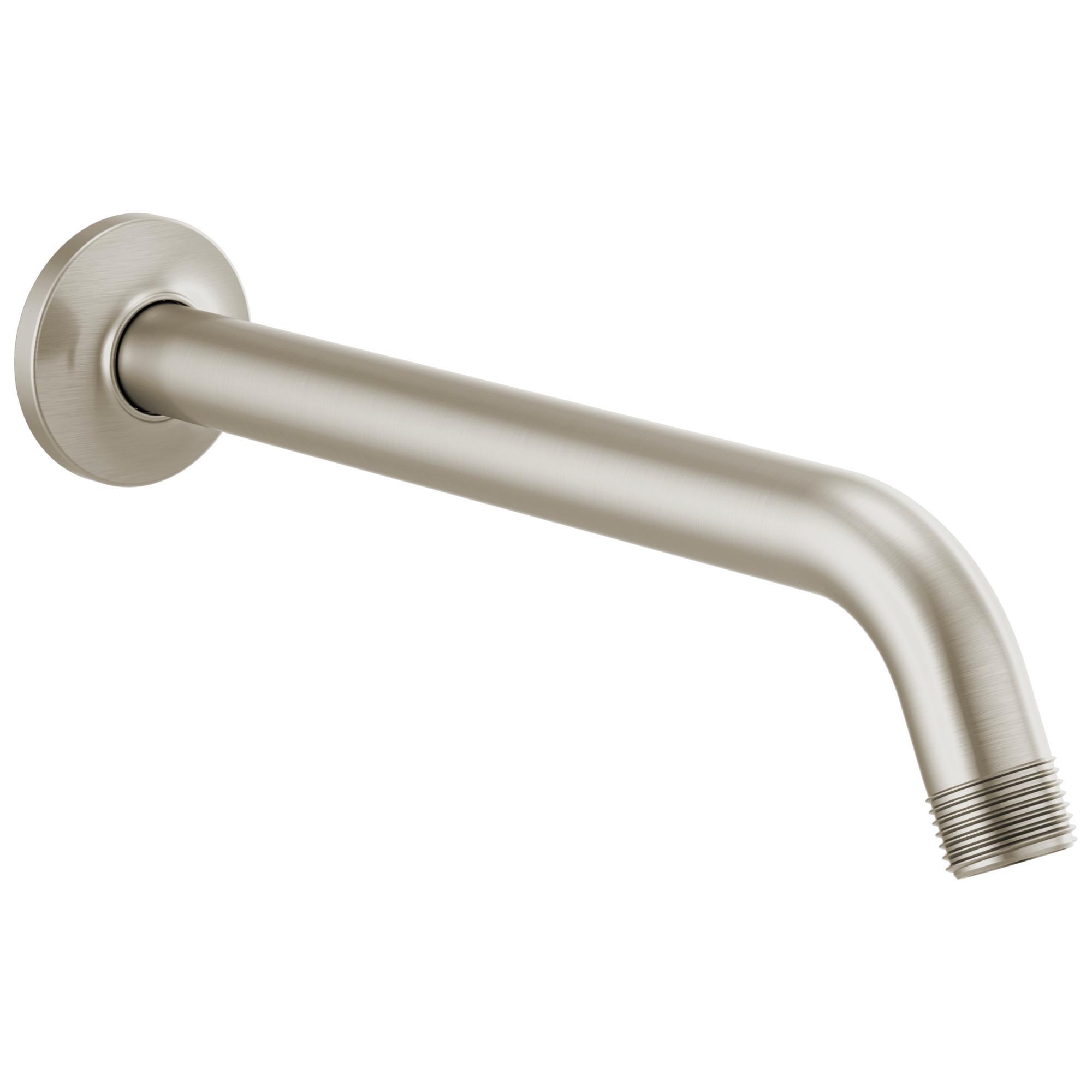 Brizo® 83806-NK Kintsu™ Shower Arm and Flange, 10 in L, 1/2 in NPT, 2 in Dia Flange, Import