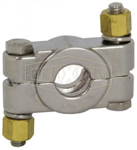 Dixon® 13MHP75 13MHP Bolted Clamp, 1/2 to 3/4 in Tube, 304 Stainless Steel