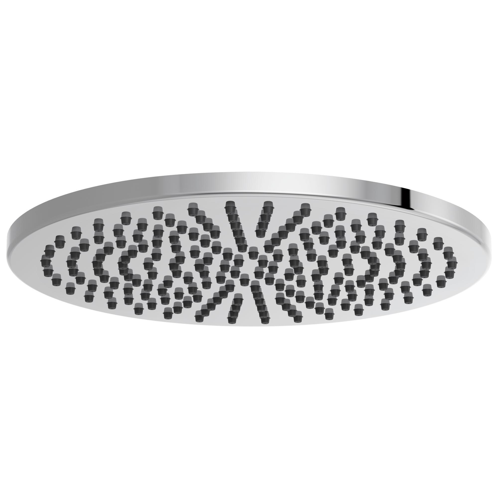 Brizo® 81392-PC-2.5 Raincan Shower Head, 2.5 gpm Flow Rate, 1 Spray, 2.38 in L x 11.81 in W x 11.81 in H Head, Import