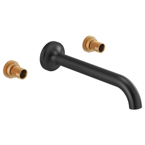 Brizo® T65875LF-BLLHP Jason Wu Lavatory Faucet, Commercial/Residential, 1.5 gpm Flow Rate, 7-7/8 in Center, Matte Black, 2 Handles