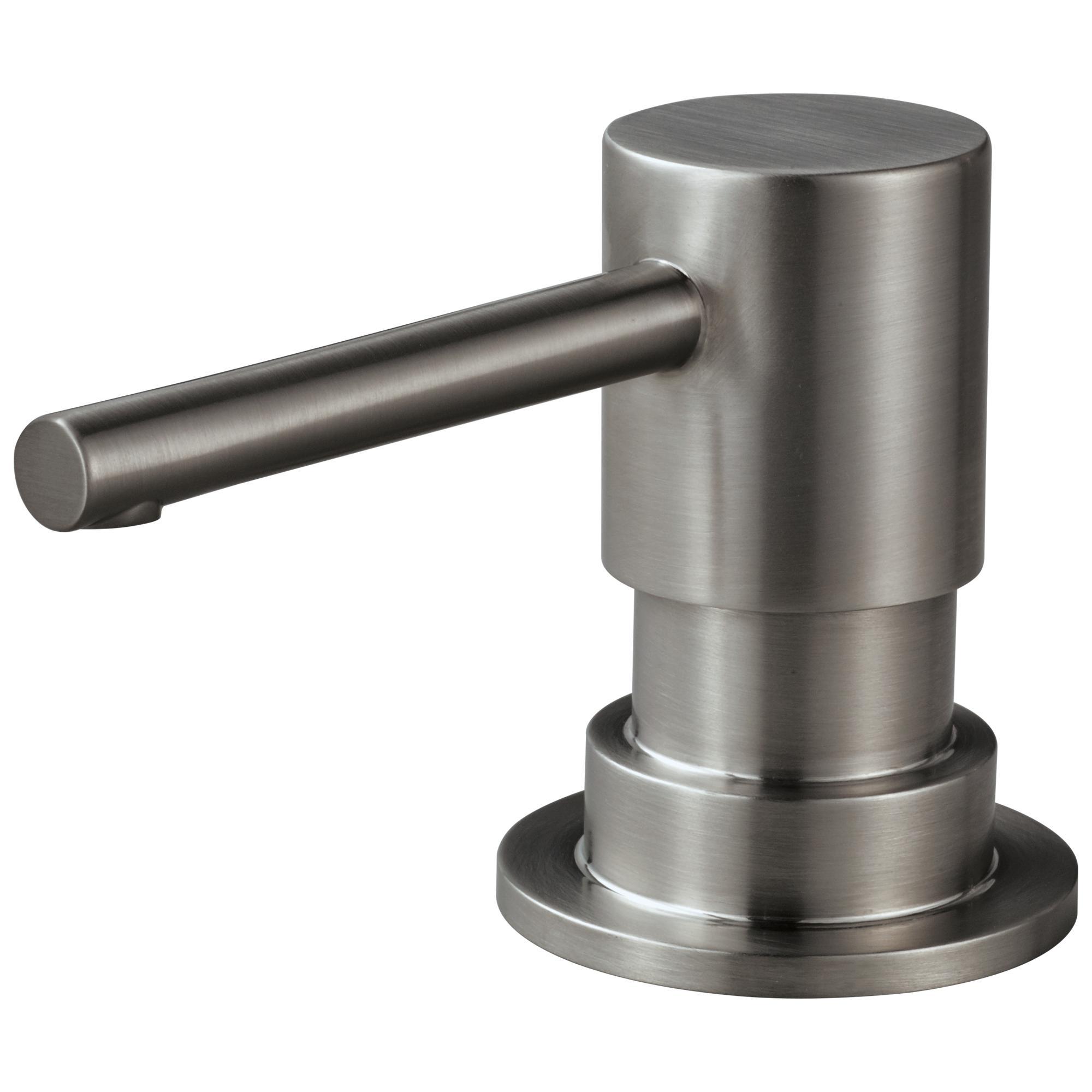 Brizo® RP79275SL Solna® Soap/Lotion Dispenser, 13 oz Capacity, Deck Mount, Brass, Import