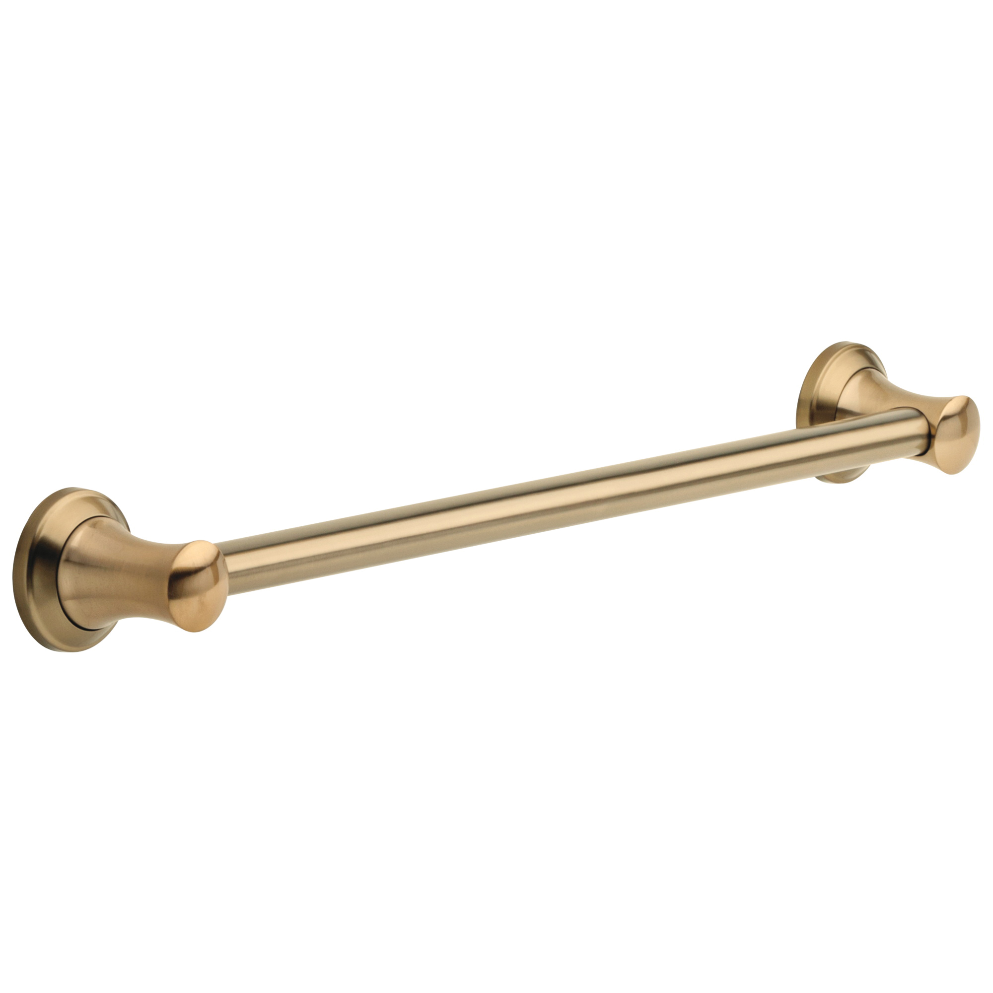 DELTA® 41724-CZ Transitional Decorative Grab Bar, 24 in L x 1-1/4 in Dia, Brilliance® Champagne Bronze, Brass, Import