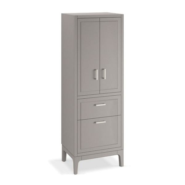 Kohler® 33556-ASB-1WT Seer™ Linen Tower, 69-7/8 in H x 21-15/16 in W x 18 in D