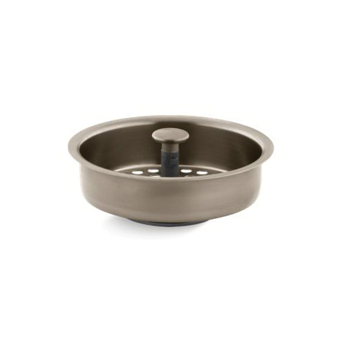 Kohler® 8803-BV Duostrainer® Manual Sink Basket Strainer, For Use With Sinks With Standard 3-1/2 or 4 in Outlet, Solid Brass/Stainless Steel, Vibrant® Brushed Bronze