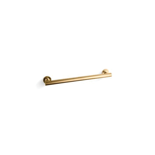 Kohler® 11892-2MB Purist® Grab Bar, 1-1/4 in Dia x 20-7/16 in L, Vibrant® Brushed Moderne Brass, Metal