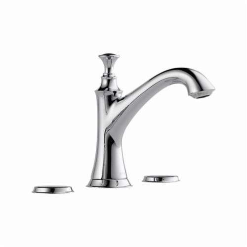 Brizo® 65305LF-PCLHP Baliza® Widespread Lavatory Faucet, Commercial, 1.5 gpm Flow Rate, 4-5/16 in H Spout, 6 to 16 in Center, Polished Chrome, Pop-Up Drain, Import