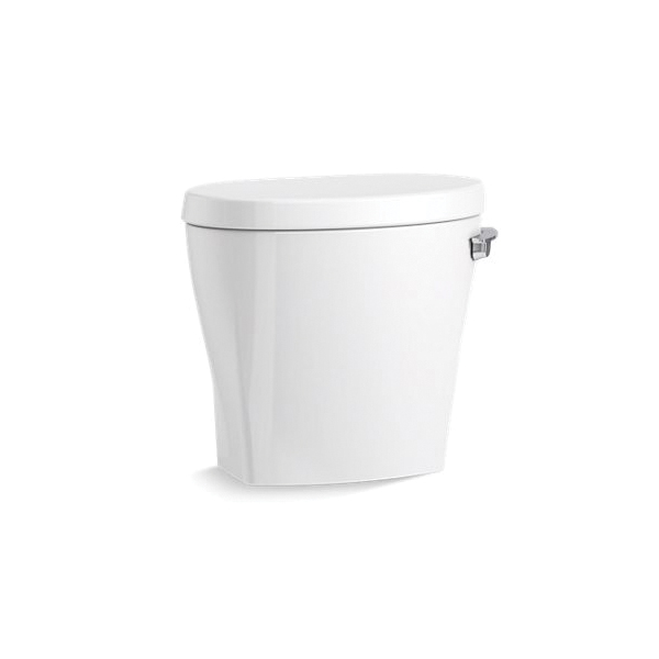 Kohler® 20203-RA-0 Betello™ Toilet Tank With Right Hand Trip Lever, 1.28 gpf, Right Hand Trip Lever Flush, White