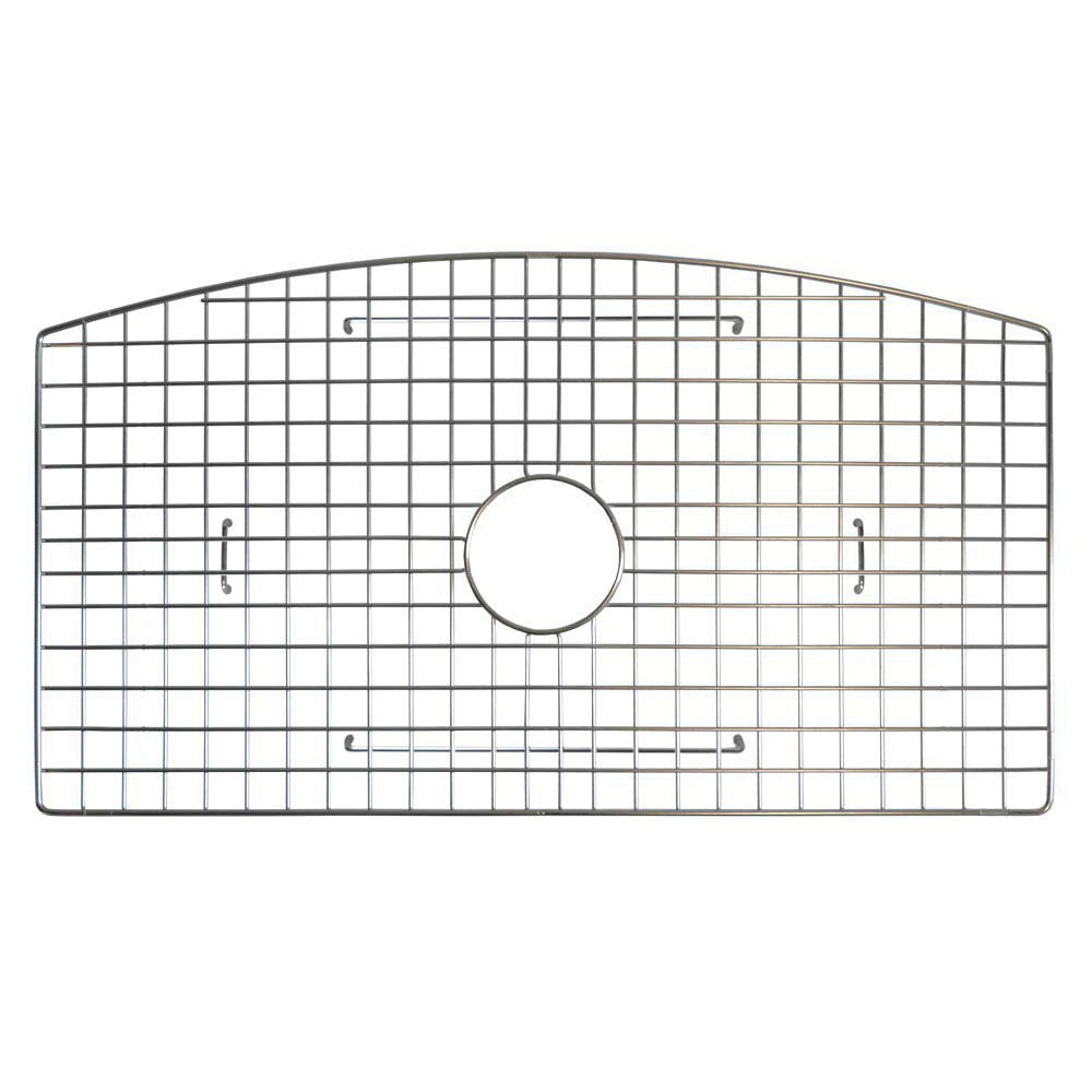 Native Trails GR2715-SS Sink Bottom Grid, 28 in L x 15-1/4 in W x 1/4 in H, Stainless Steel, Import