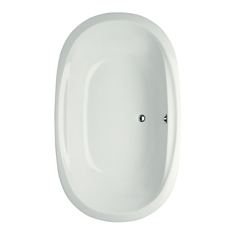 Hydro Systems SDO6644ATA-WHI Air Tub Studio Collection Studio Dual Oval Drop-In