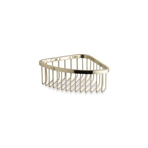 Kohler® 1896-AF Medium Shower Basket, 3 in H x 6-1/4 in W x 6-1/4 in D, Stainless Steel, Vibrant® French Gold