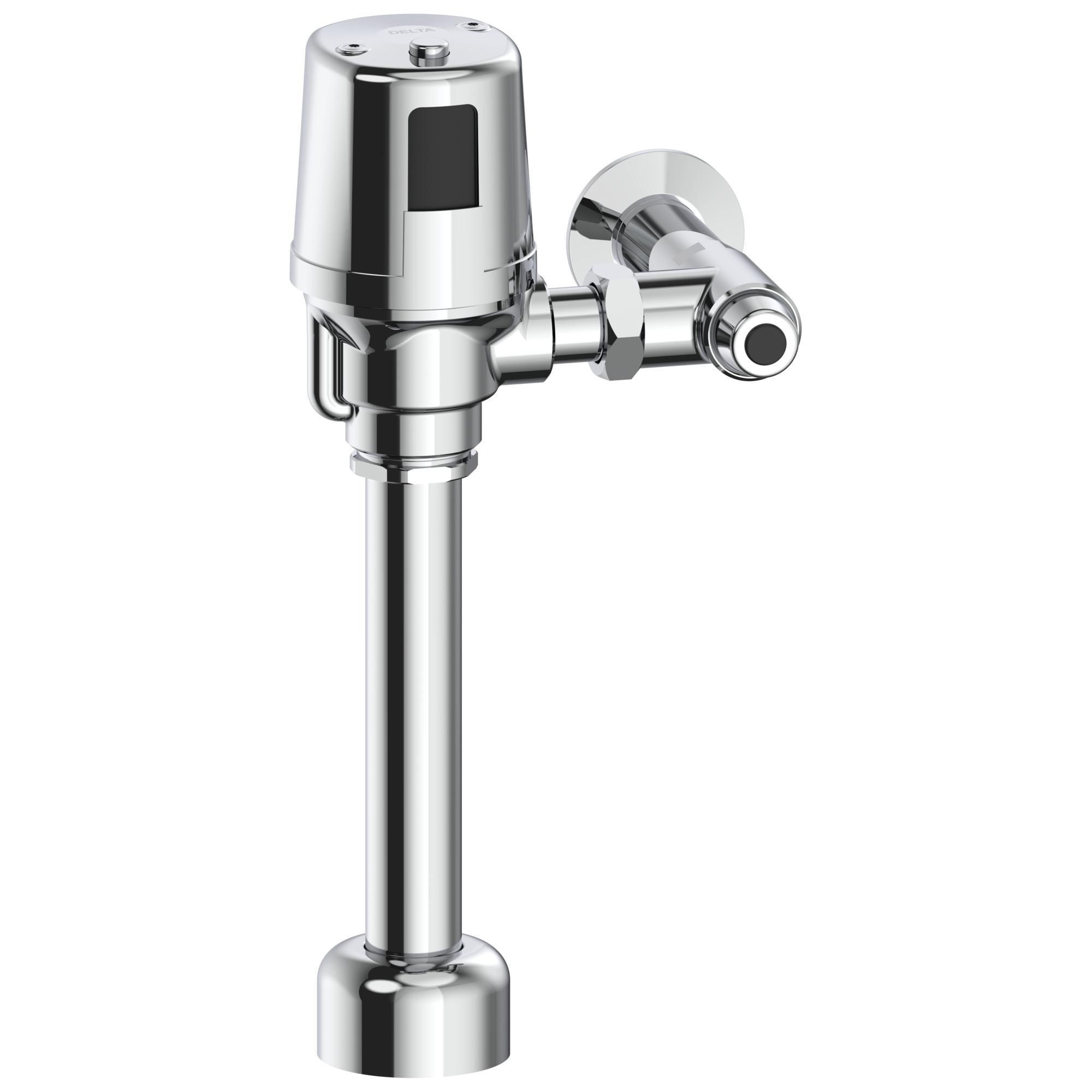 DELTA® 81T201BTA Exposed Flush Valve, 1-1/2 in Inlet, Polished Chrome, Import