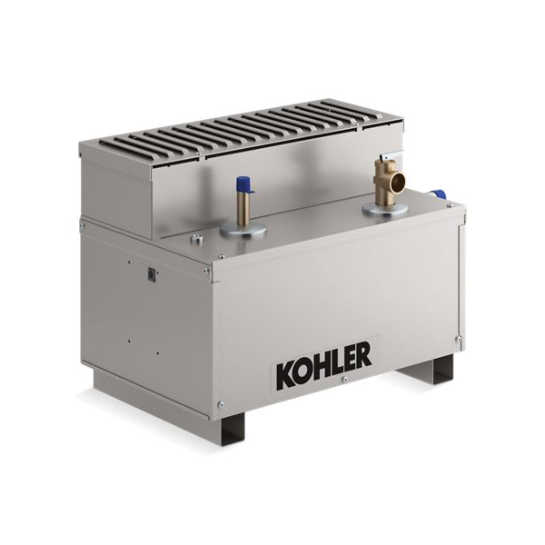 Kohler® 5535-NA Invigoration™ Steam Generator, 1/2 in NPT Steam Outlet, 3/8 in NPT Water Inlet, 240 VAC, 90 A